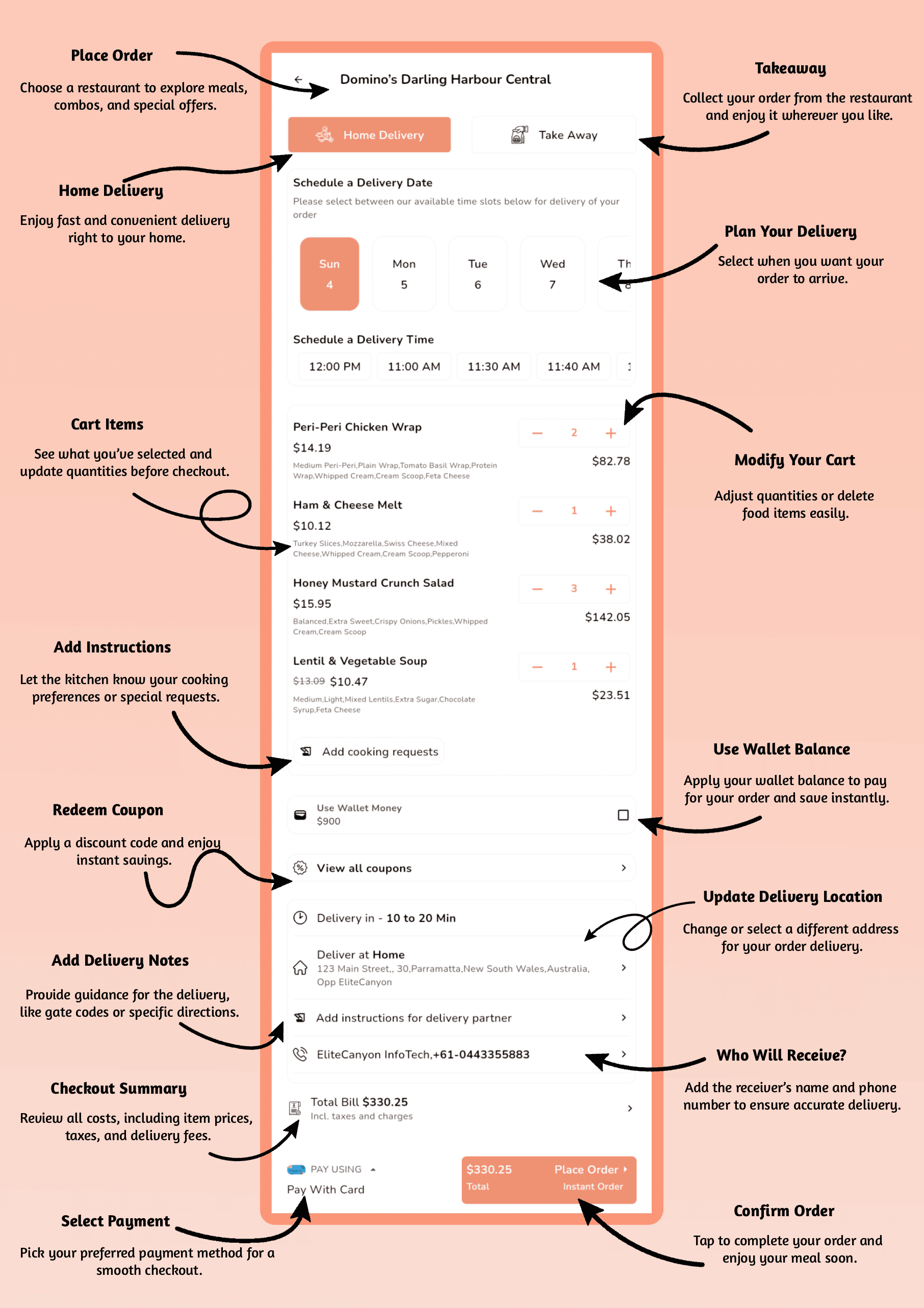 FoodBite Multi Restaurant - Food Delivery App with NodeJS, MongoDB Angular & Flutter