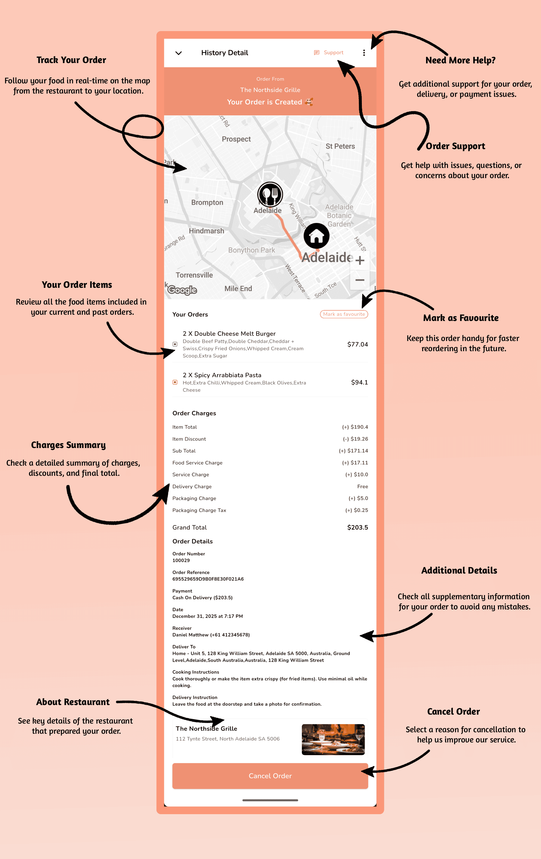 FoodBite Multi Restaurant - Food Delivery App with NodeJS, MongoDB Angular & Flutter