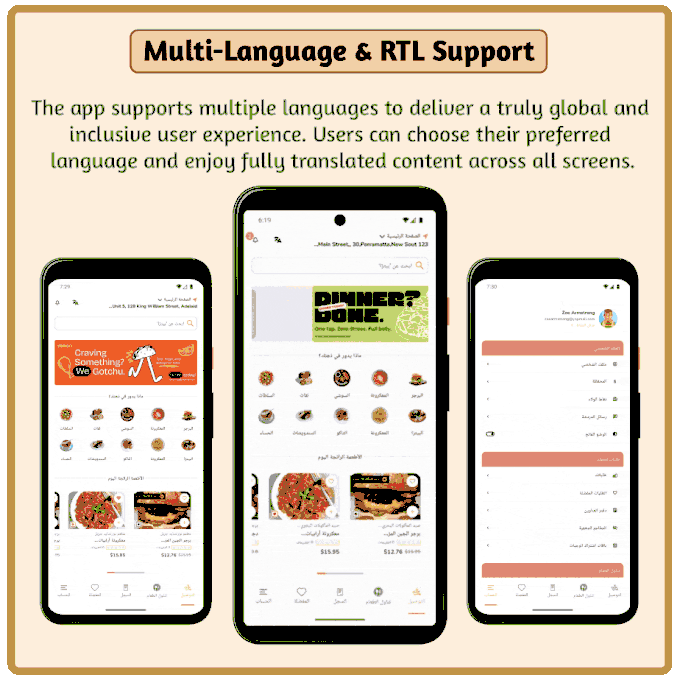 FoodBite Multi Restaurant - Food Delivery App with NodeJS, MongoDB Angular & Flutter