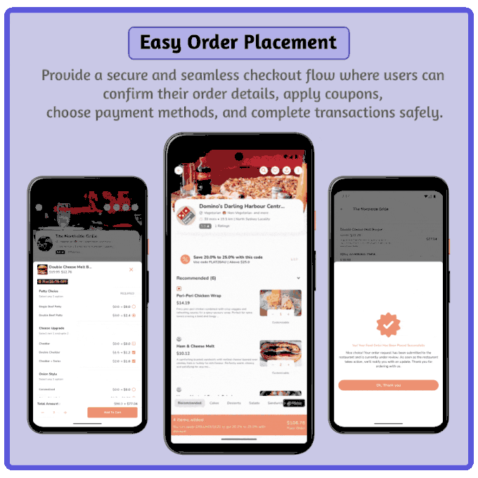 FoodBite Multi Restaurant - Food Delivery App with NodeJS, MongoDB Angular & Flutter