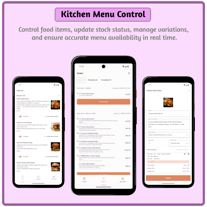 FoodBite Multi Restaurant - Food Delivery App with NodeJS, MongoDB Angular & Flutter