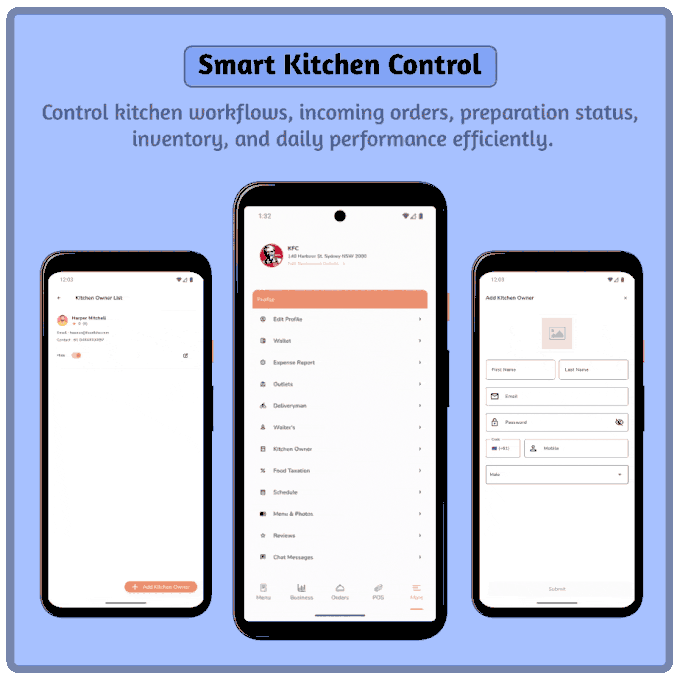FoodBite Multi Restaurant - Food Delivery App with NodeJS, MongoDB Angular & Flutter