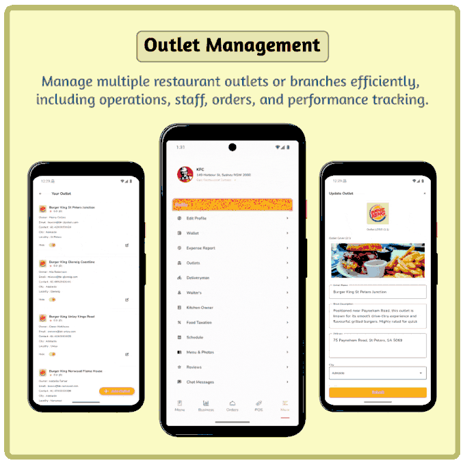 FoodBite Multi Restaurant - Food Delivery App with NodeJS, MongoDB Angular & Flutter