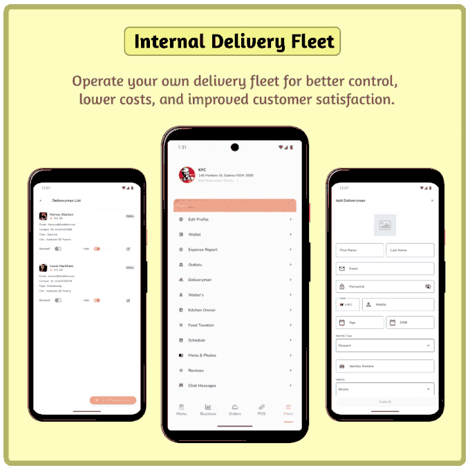 FoodBite Multi Restaurant - Food Delivery App with NodeJS, MongoDB Angular & Flutter