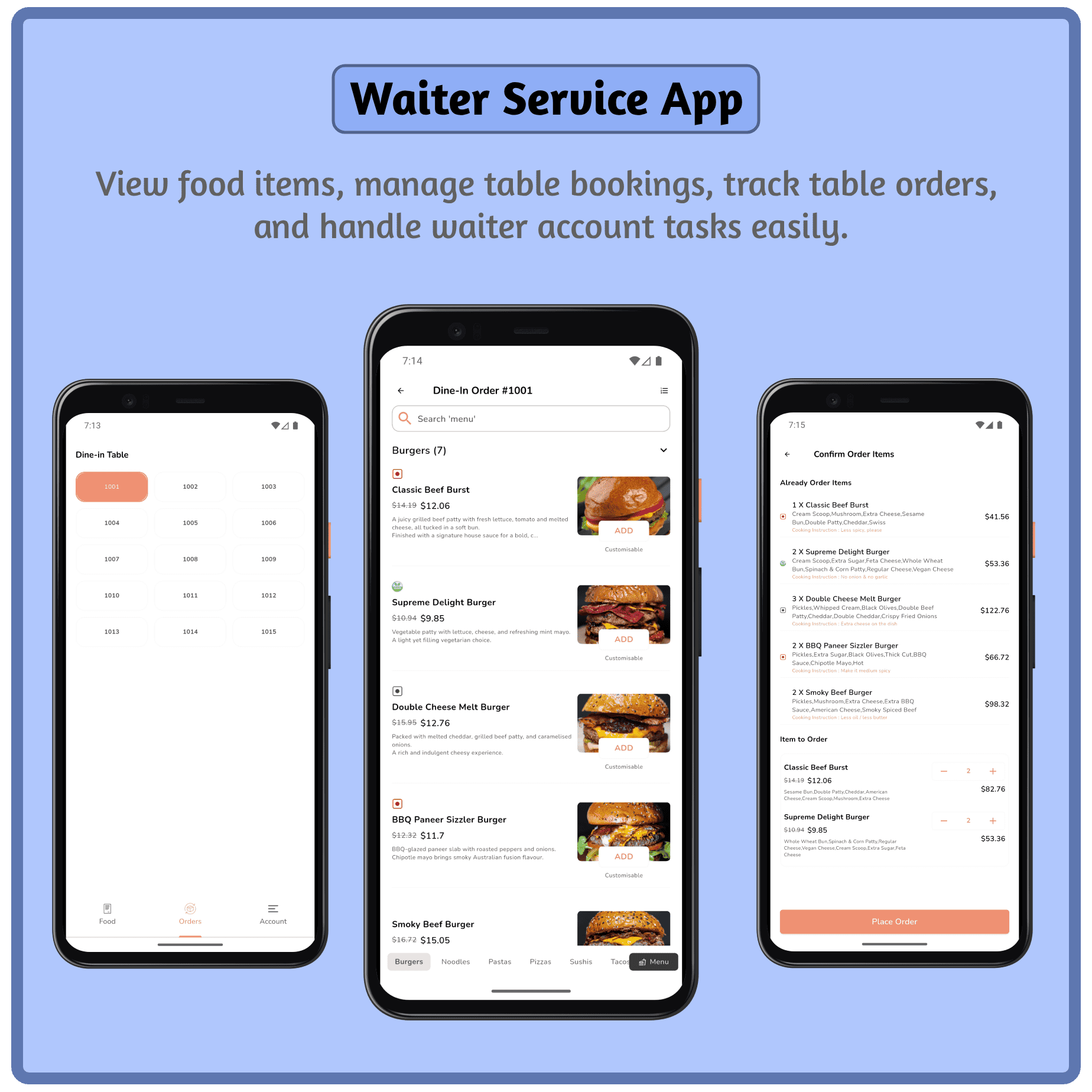 FoodBite Multi Restaurant - Food Delivery App with NodeJS, MongoDB Angular & Flutter